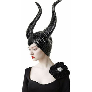 Maleficent Horns Costume Witch Headpiece Girls Magic Queen Headband Women Gothic